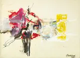 Li Zhong-Sheng, Abstract, 1965, Watercolor and ink on paper