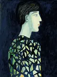 Chiu Ya-tsai, Protray of a Young Man, Oil on canvas