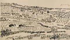 Xu Bing, Reading Landscape Series, 2001, Ink on Nepalese paper