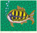 Yayoi Kusama, Depth of the Sea, 1989, Silkscreen, ed. 84/100
