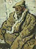 Zhou Chunya, Portrait of a Tibetan Elder