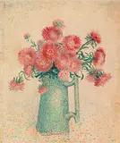 Pan Yuliang, Wild Chrysanthemum in a Jar, 1961, Ink and color on paper