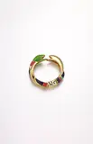 Niki de Saint Phalle, Serpentine Bangle, 1980s, Metal gilt enameled bangle, edition of 250