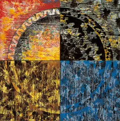 Yang Ren-ming, Great Corona-Corona during the Hunting, 1996, Oil on canvas