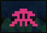 Invader, L.E.D., 2017, Screenprint in colors, ed. 96/100
