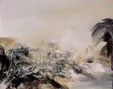 11.1.72 by Zao Wou-ki, 1972, Oil on canvas, sold Dec 2007
