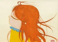 Untitled by Han Choong-Seok, 2022, Color pencil on paper, offered May 2026