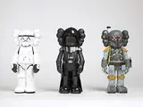 Kaws, Stormtrooper Companion, Darth Vader Companion, Boba Fett Companion (a set of 3)