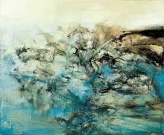 Zao Wou-ki, 26.1.68, 1968, Oil on canvas