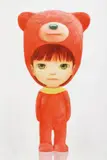 Mayuka Yamamoto, Red bear, 2021, Screenprint, edition no. 53/75
