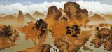 Gao Huijun, Landscape, 2005, Acrylic on canvas
