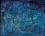 Zao Wou-ki, Bateaux fond bleu