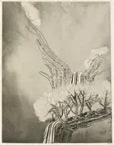 Sanyu, Les Poèmes de T’ao Tsien, 1930, Etching print, edition no. 220/290