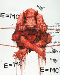 Hua Qing, Allegory of Human Beings – Tao No. 5, 2006, Oil on canvas