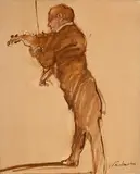 Claude Weisbuch, Concerto, 2002, Oil on canvas