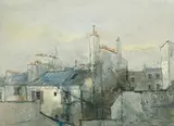 Julian Taylor, Les Toits, Oil on canvas