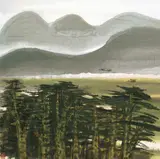 Lin Fengmian, Wild Geese Flying Over the Forest