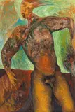 Fu Ching-Li, Vagabond, 1991, Oil on canvas