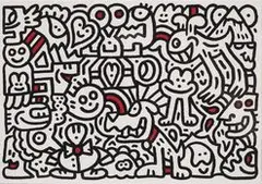 Hungry Dog by Sam Cox, 2019, Acrylic on canvas, sold Jul 2020