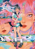 Marina, Momoko Series Start, 2025, Acrylic on wooden panel