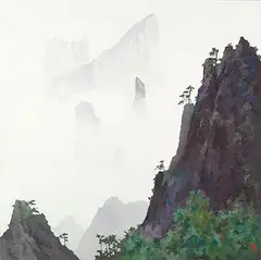 Pang Jiun, Landscape with Clouds, 2014, Oil on canvas
