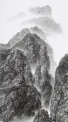 Hsia Yi Fu, Landscape, 2012, Ink on paper