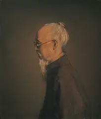 Peng Si, Elderly (Daoist of Huashan), 2010, Oil on canvas
