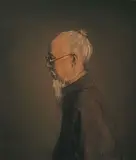 Peng Si, Elderly (Daoist of Huashan), 2010, Oil on canvas