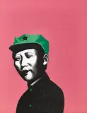 Li Shan, Rouge Series, Mao, 2005, Acrylic on canvas