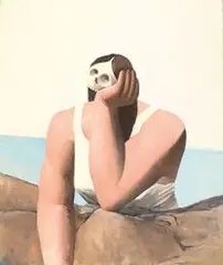 Melancholy In White by Tony Toscani, 2018, Oil on linen, sold Dec 2020