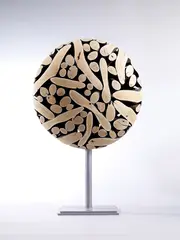 Lee Jae-hyo, 0121-1110=109, 2009, Chestnut wood (unique)