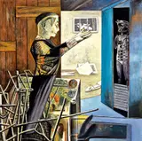 Hwang Jyi, Player, 1995-1999, Oil on canvas