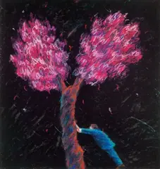 Tony Wong, Untitled, 1982, Pastel on paper