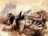 Chihung Yang, Looking into the Subconscious, 1986, Mixed media on canvas