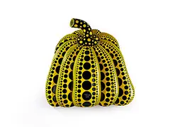 Yayoi Kusama, I Carry on Living with the Pumpkins, 2013, FRP, urethane paint