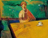 Fu Ching-Li, Une Tasse Blanche, 1990, Oil on canvas