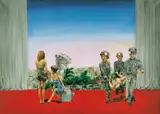 Tu Hongtao, An Absurd Play on the Red Carpet, 2005, Oil on canvas
