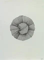 Chen Xi, Untitled IPD 2010-01, 2010, Ink pen drawing on layered xuan paper