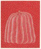 Red Pumpkin by Yayoi Kusama, 1992, Print, edition no. 85/120, sold Jun 2016