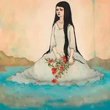 Iida Kiriko, The High Tide, 2010, Oil on canvas