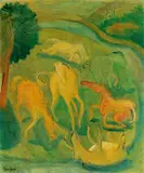 Yun Gee, Horses
