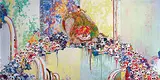 Of Chinese Lions, Peonies, Skulls and Fountains;As The Interdimensional Waves Run Through Me, I Can Distinguish Between The Voices Of Angel And Devil! (a set of 3) by Takashi Murakami, 2009-2010, Limited print, edition no. 147/300; 184/300; 165/300, sold Dec 2016
