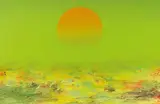 Liu Guosong, Outer Space Series - Sun Arising from Five Flower Pond