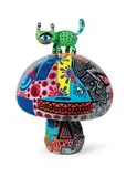 Hung Yi, Mushrooms!, 2005, FRP, baked enamel (unique)