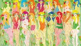 Walasse Ting, Miss World, 1975, Acrylic on canvas