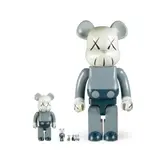 Kaws, Bearbrick 1000% 400% 100% 50% (Blue) (a set of 4), 2006; 2007, Mixed media, vinyl, edition of 500