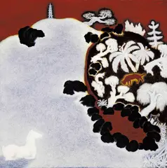 Artiicial Landscape by Su Wong-shen, 1997, Oil on canvas, sold Dec 2018