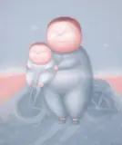 Dehai Pan, Mother and Child, 2006, Oil on canvas