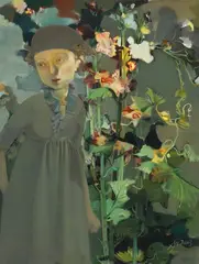 Xia Junna, Blue Velvet Dream, 2003, Oil on canvas