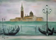 Venice by Chen Ching-Jung, 1995, Oil on canvas, sold Apr 2004